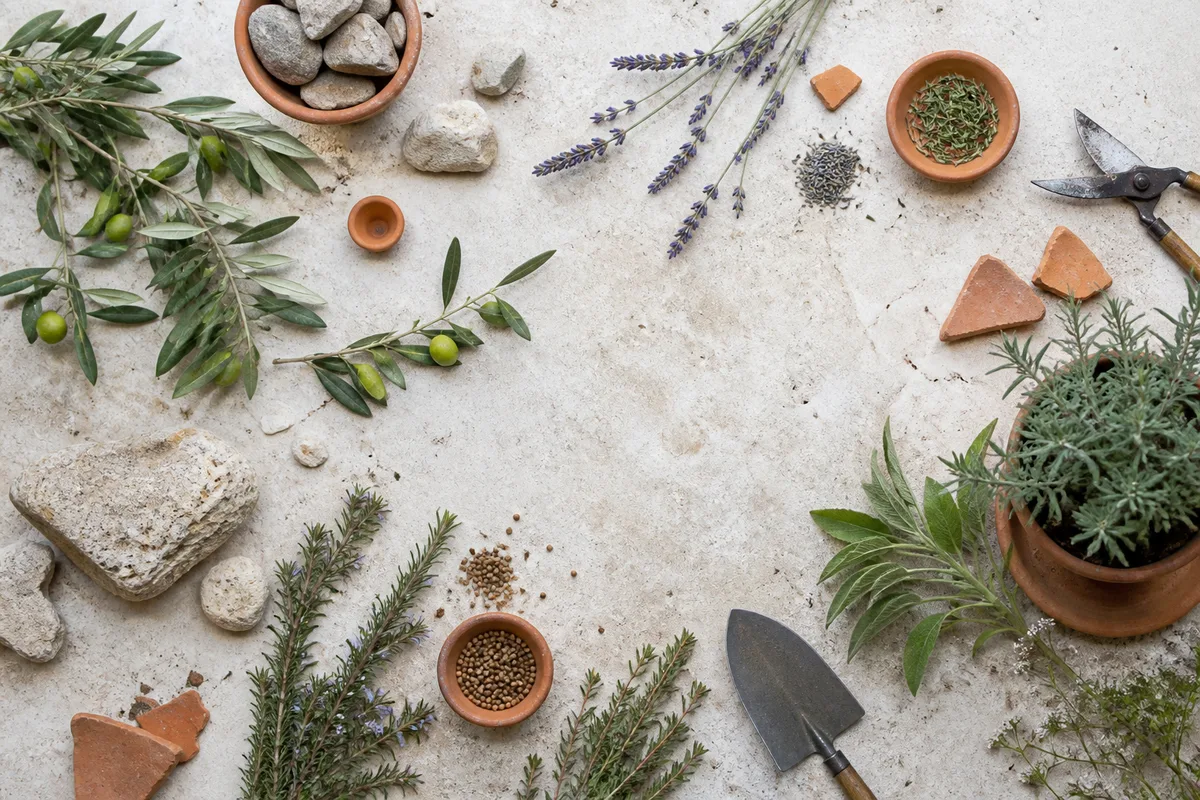 Paysagistes autour d'Eyguières : le tissu des jardiniers du piémont, de Salon à Eygalières